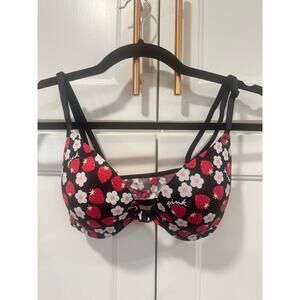 Victoria Secret Strawberry Sexy Push Up Bra NWT 32C